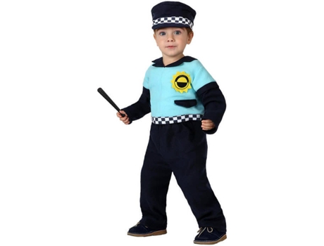 Disfraz de Bebé DISFRAZZES Polícia Niño (Talla: 6 a 12 meses)