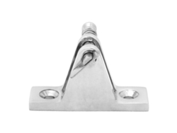 Cubierta para banco de barco de 60x18 mm, pieza de montaje en acero inoxidable, herrajes marinos.