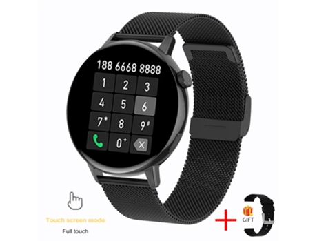 Reloj inteligente a la moda para mujer, con Bluetooth, llamada, pantalla completa, táctil, resistente al agua, Monitor para mujer, reloj inteligent...