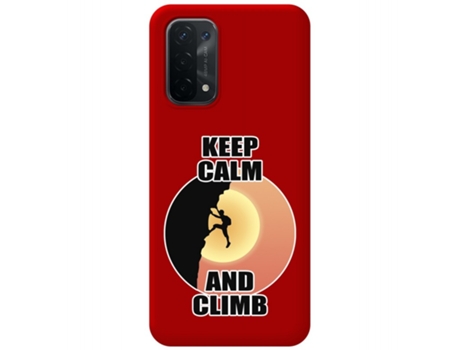Carcasa Oppo A54 5G / A74 5G TUMUNDOSMARTPHONE Silicona Líquida Dibujos Rojo