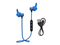 Auriculares Deportivos In-ear Inalámbricos Bluetooth 4.2 Con Tarjeta Tf Azul Auricular Ip5