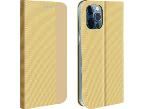 Funda iPhone 12 Pro Max AVIZAR Soft Touch Dorado