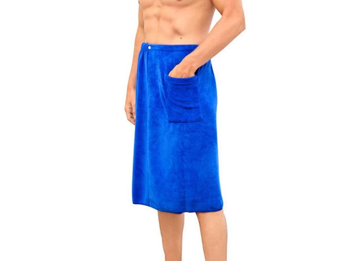 2026-toalla Envolvente Para Hombres Con Bolsillo Ultra Absorbente Ligera Microfibra Ideal Para Gimnasio Piscina Spa