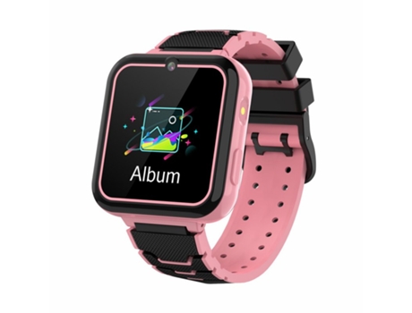 Smartwatch Y16 Multilingue Infantil Pantalla Ips Camara De Video Mp3 Musica Rosa