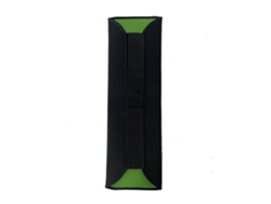 Funda para batería de bicicleta, resistente al polvo y a los arañazos, apta para cuadros de 30 a 38 cm. Mdug (negro y verde)