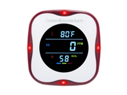 Detector De Monóxido De Carbono Enchufable 3 En 1 Con Pantalla Lcd, Termómetro E Higrómetro Para El Hogar, Hoteles Y Autocaravanas.