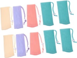 Té, Pp, 16 Bolsas Colgantes Para Jabón De Baño Hechas De Pe Seguro Para Espuma