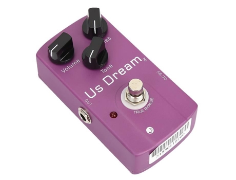 Pedal de guitarra eléctrica Joyo Jf-34 Pedal de dispositivo de efecto de guitarra de distorsión americana para guitarra
