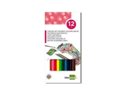 Liderpapel Lápices Acuarelables Caja de 12 Colores