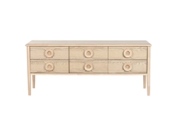 Mueble Tv Abeto Mdf Natural 120x40x50cm