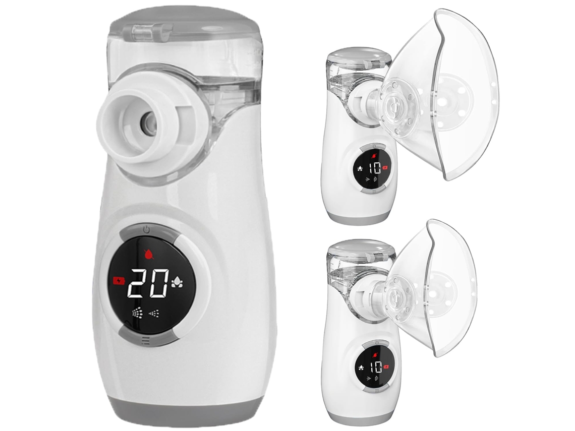Nebulizador Csyy Whq 03 con interfaz LED, apto para niños y adultos, color gris