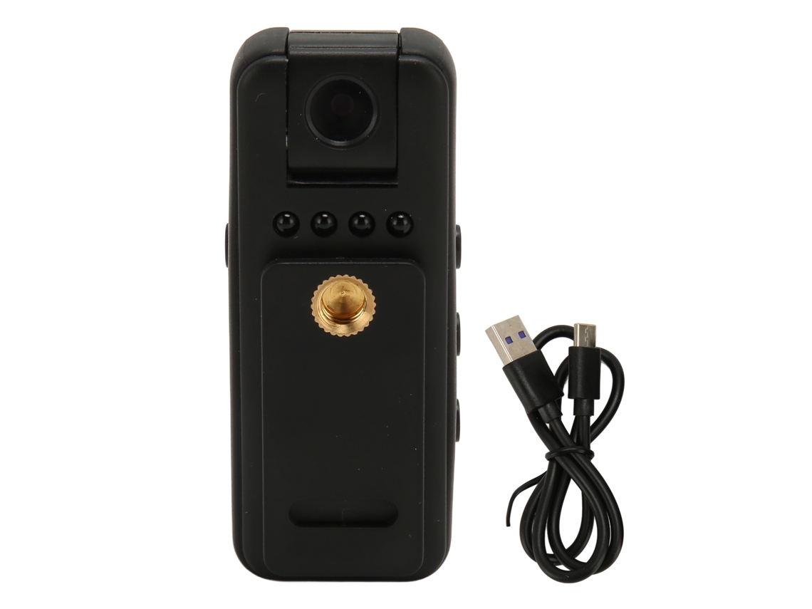 Cámara Corporal De 1080p, 12 Mp, Visión Nocturna, Alta Definición, Tiempo De Grabación En Bucle De 5 Horas, Batería De 1000 Mah, Grabadora De Vídeo D