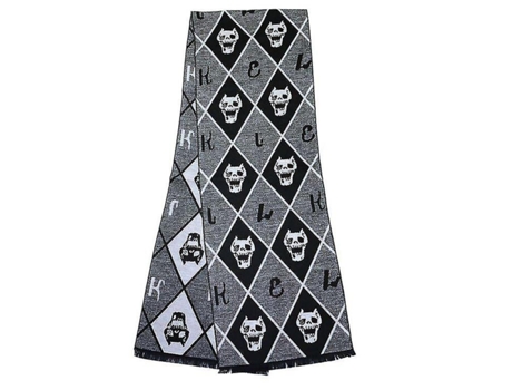 Bufanda de aventura de anime Jojo's Bizarre Kira Yoshikage Skull Skull