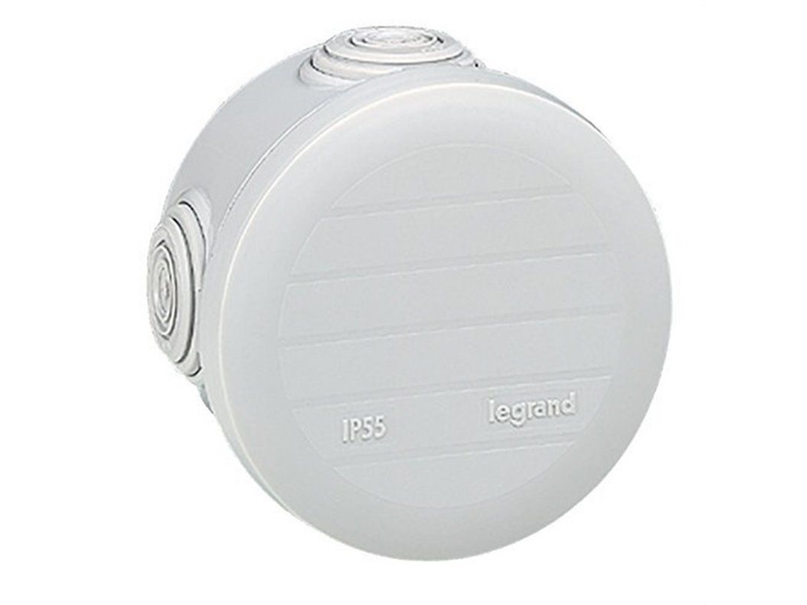 Legrand 092002 | Caja Plexo Redonda Con 4 Conos Ip55/ik07 Ø70x45mm Para Cables Y Tubos De Ø4-20mm Fabricada En Termoplástico Col