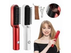 Cepillo 2 en 1: alisador de cabello, secador de cabello, rizador, peine. Ideal para regalar. TAISHENGDA