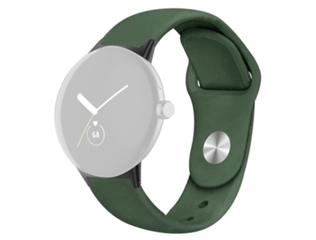 Correa de Silicona liberación rápida transpirable para Google Pixel Watch - verde intenso