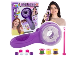 B.active Hair Beauty Set, Máquina de trenzado, Hilos, Gomas y Cuentas
