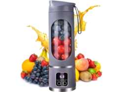 Exprimidor Eifson de 500 ml (16 oz) con 12 cuchillas de acero inoxidable, control de velocidad múltiple, 7,4 V (morado)