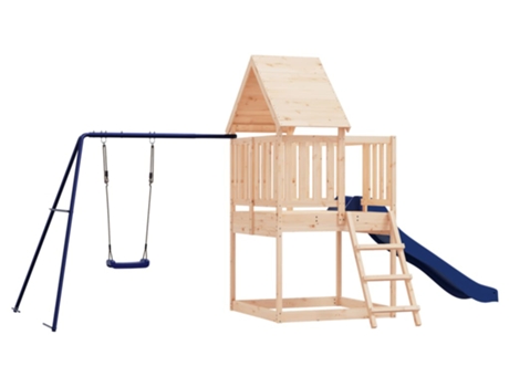 Parque Infantil De Exterior VIDAXL Marrón Madera