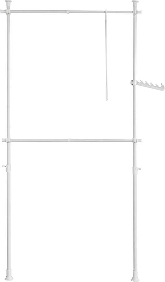 Perchero SOBUY (Blanco - 77-112x103-278 cm)