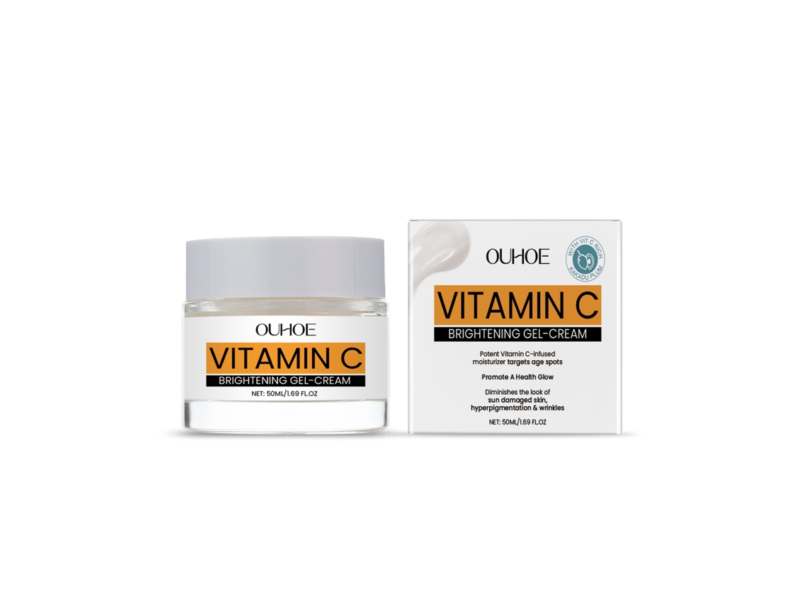 Crema facial en gel iluminadora con vitamina C