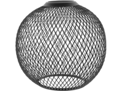 Lámpara De Té, De Metal, Para Restaurante, Pantalla De Lámpara Moderna Hueca De Metal De 140 Mm En Hierro Negro.
