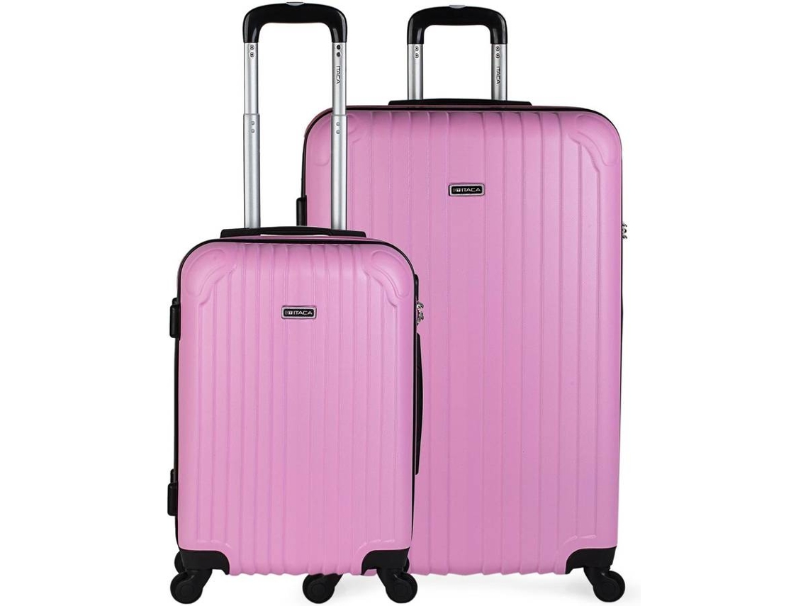 Conjunto de Maletas de Viaje ITACA T71517 ABS Rosa