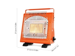 Calefactor portátil de 1,7 kW para camping y uso al aire libre.