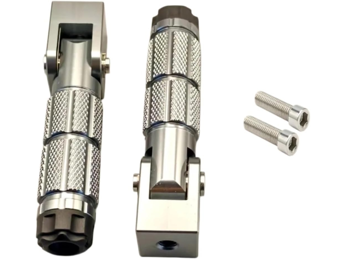 Pedal Reposapiés Plegable Universal Cnc Para Motocicleta Bicicleta