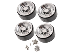 Ymsl Ruedas De Aleación Para Coche Rc 1/10, Aros De 1.9 Pulgadas, Accesorios De Repuesto Electroplados Para Vehículos Rc Hxl