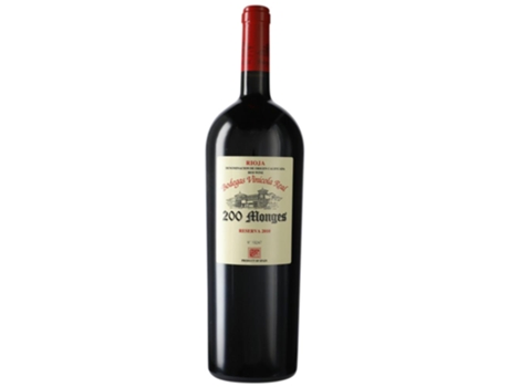 Vino VINÍCOLA REAL Vinícola Real 200 Monges Rioja Reserva 2010 (1.5 L - 1 unidade)