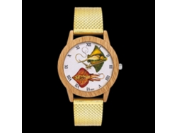 Reloj De Pulsera Unisex De Cuarzo, Nuevo, De Alta Calidad, Color Dorado.