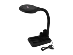 Lupa Led Con Luz Ajustable, 9 Niveles De Brillo, 3 Temperaturas De Color Y Diseño De Cuello De Cisne.