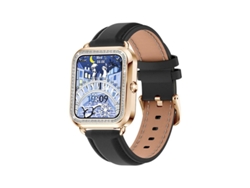 Reloj inteligente de 1,59 pulgadas, 25 horas de duración de batería, resistencia al agua IP67, color negro Bestvite