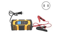 Cargador De Batería Inteligente Profesional Para Coche Con 6 Modos De Protección Y Recarga Automática - Amarillo