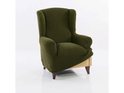 Maxifundas | Funda Sillon Orejero Super Elástica Relive | Color Cesped | Alta Elasticidad Y Tacto Suave | Hecho En España.