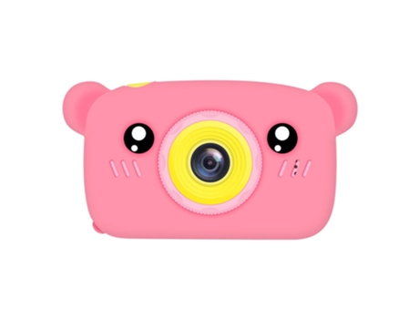 Mini Cámara Digital SLOWMOOSE HD 1080P Recargable Oso Rosa