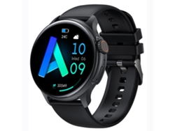 Reloj inteligente con pantalla redonda de 1,43 pulgadas, llamadas Bluetooth, reproducción de música, monitorización de frecuencia cardíaca y varios modos - Yunzii