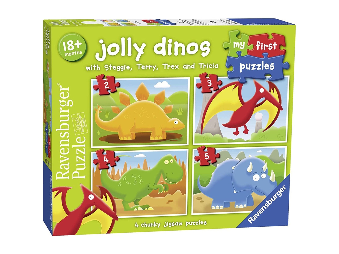 Ravensburger Mis Primeros Puzles Jolly Dinos