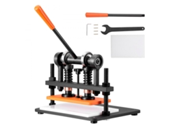 Prensa manual para cuero y PVC de 1,5 t con base ajustable Tekmaquinas