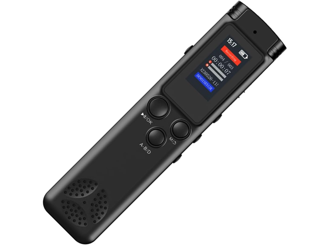 Grabadora De Sonido Activada Por Voz De 2,4 Cm, Memoria De 16 Gb/64 Gb,