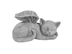 Estatua conmemorativa para mascotas: Ángel durmiente (resina)