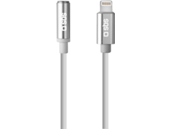 Adaptador Lightning SBS Jack 3.5 Blanco