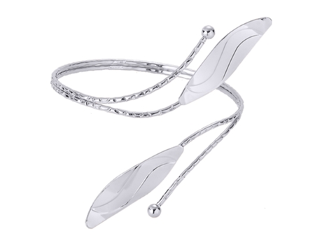 Brazalete Hoja Para Adorno Brazo - Plata Brazalete Hoja Para Adorno Brazo - Plata JEIIBRZUI