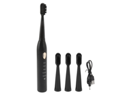 Cepillo eléctrico recargable para adultos con cerdas suaves y efecto blanqueador.