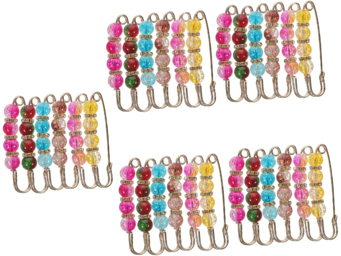 Conjunto de 30 elegantes broches de pérolas para mulheres, ideais para suéteres, jaquetas e cardigãs.