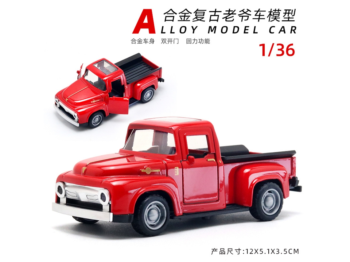 Modelo De Coche De Metal Fundido A Escala 1/36, Figura De Coche De Juguete, Regalo Para Niños