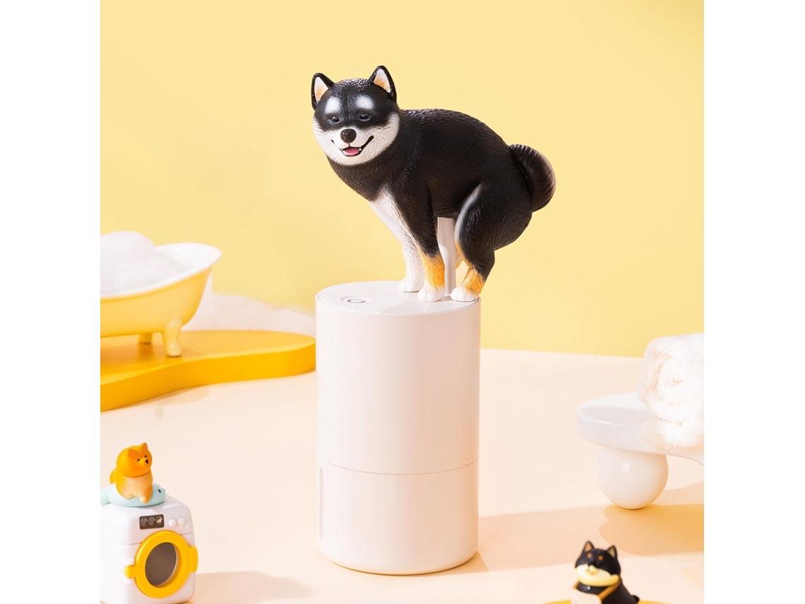 Dispensador de jabón líquido espumoso, serie Animales Divertidos, para baño/cocina Csyy