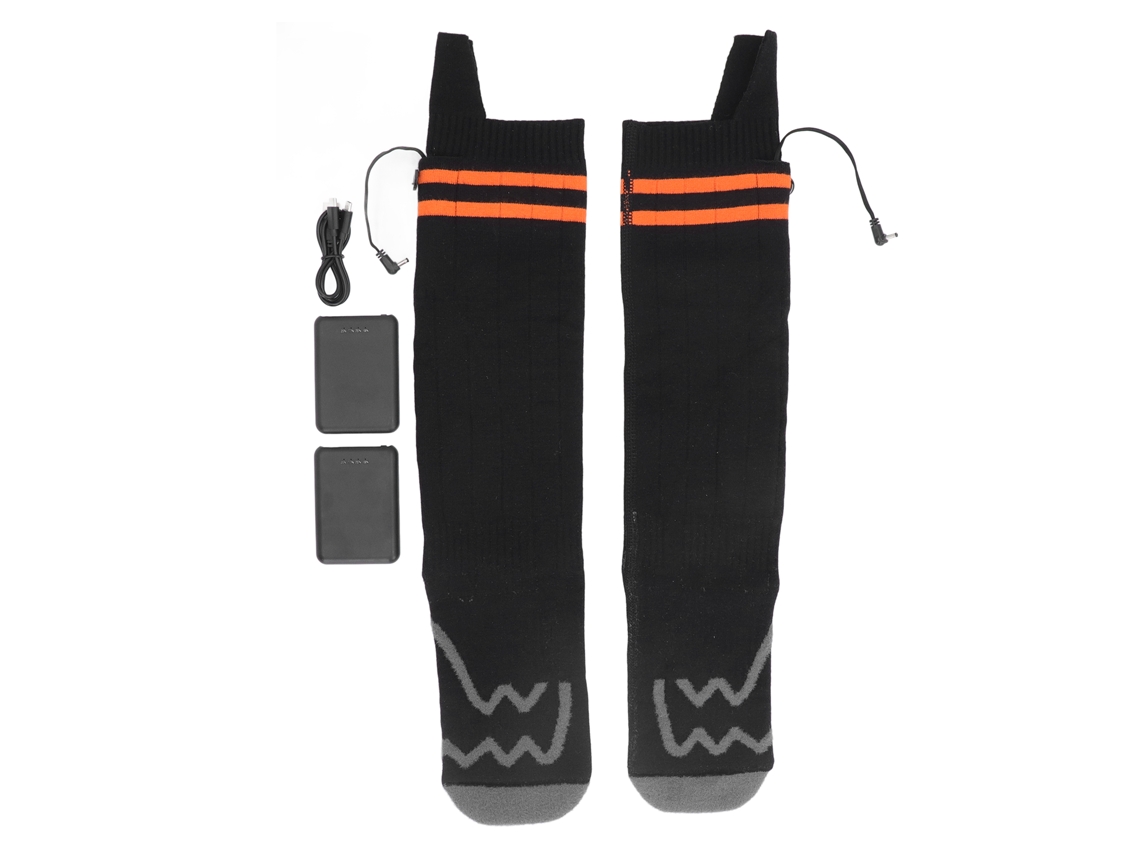 Calcetines Térmicos Para Hombre Y Mujer Con Batería Recargable Ajustable De 5000 Mah Para Esquí Y Acampada En Invierno.