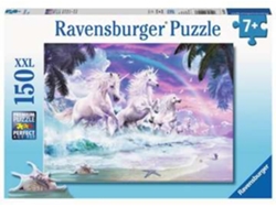 Puzzle RAVENSBURGER Unicorn Beach rompecabezas 150 pieza(s) Animales